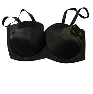 Wacoal Women's Strapless Convertible Black Bra NWT 38DD